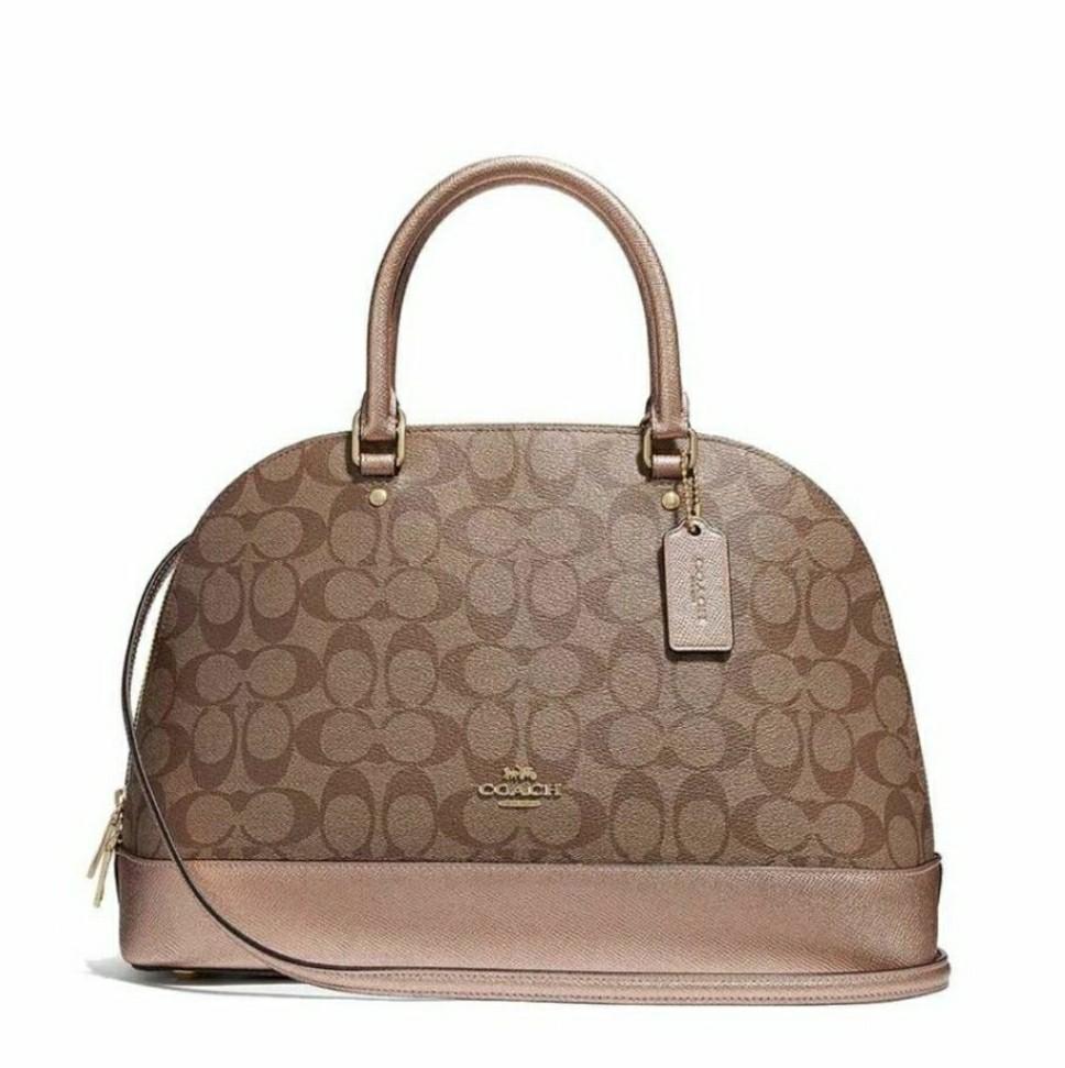 Coach rose gold bag outlet