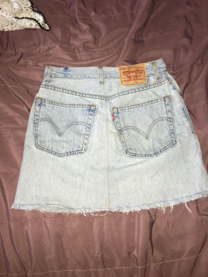 authentic levis reworked thrifted denim 