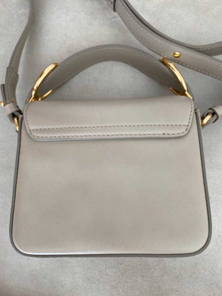 Authentic Chloe C mini leather suede shoulder bag