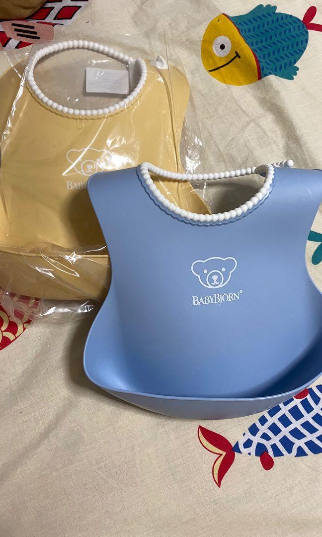 Baby Bjorn Bib Babies Kids Nursing Feeding Weaning
