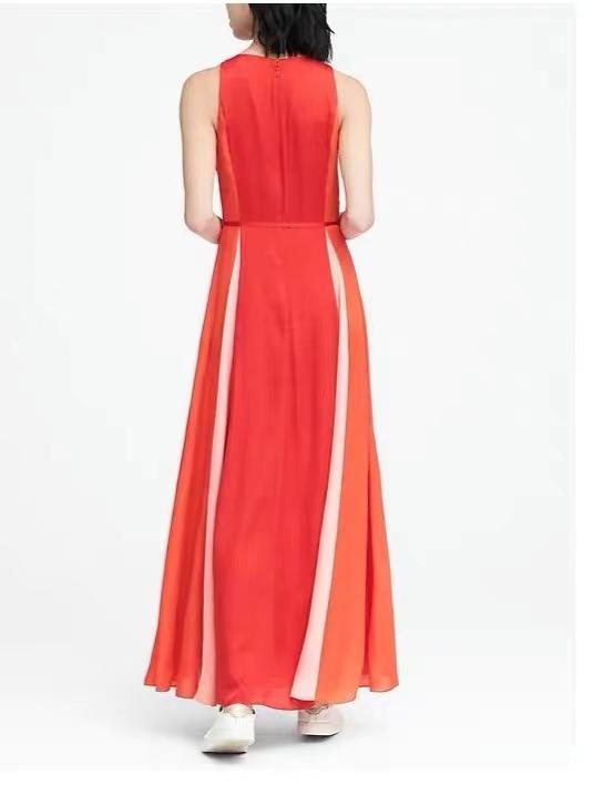 Banana Republic + Color Block Maxi Dress