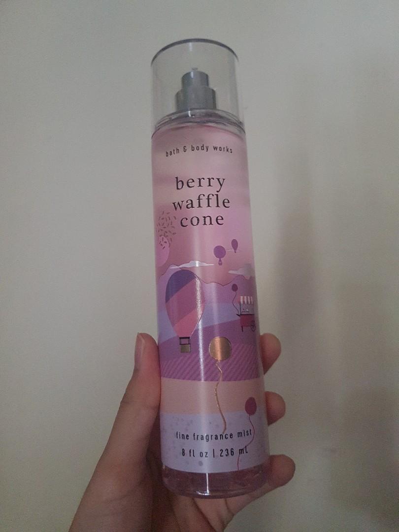 Bath & Body Works Berry Waffle Cone Fragrance Mist, Beauty & Personal Care,  Fragrance & Deodorants on Carousell