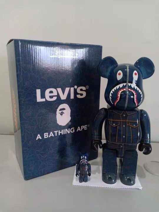 Bearbrick Levi's X Bape 400%+100 