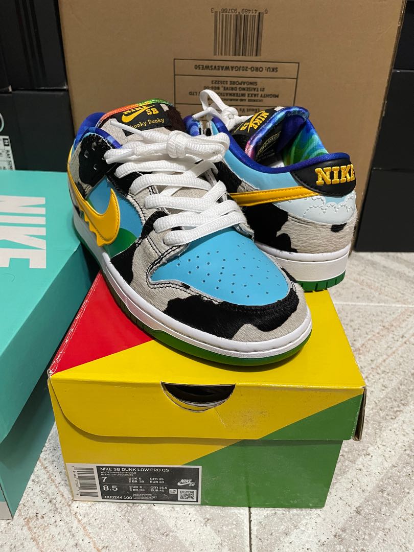 Ben and Jerry x Nike dunk Sb low Us7, 男裝, 鞋, 波鞋- Carousell