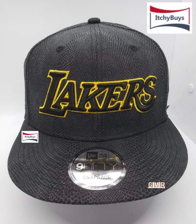 New Era Los Angeles Lakers 17-Time Champions Side Patch Black on