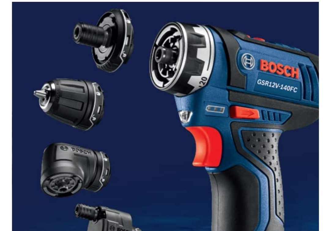Bosch Drill / Driver Flexiclick 5 in 1 Drill with Free Skil Power ...