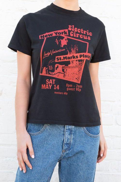 Brandy melville aleena electric circus top, Women's Fashion, Tops