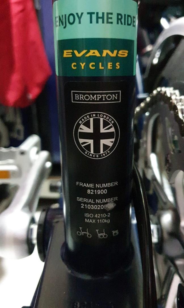 Brompton hotsell b75 evans