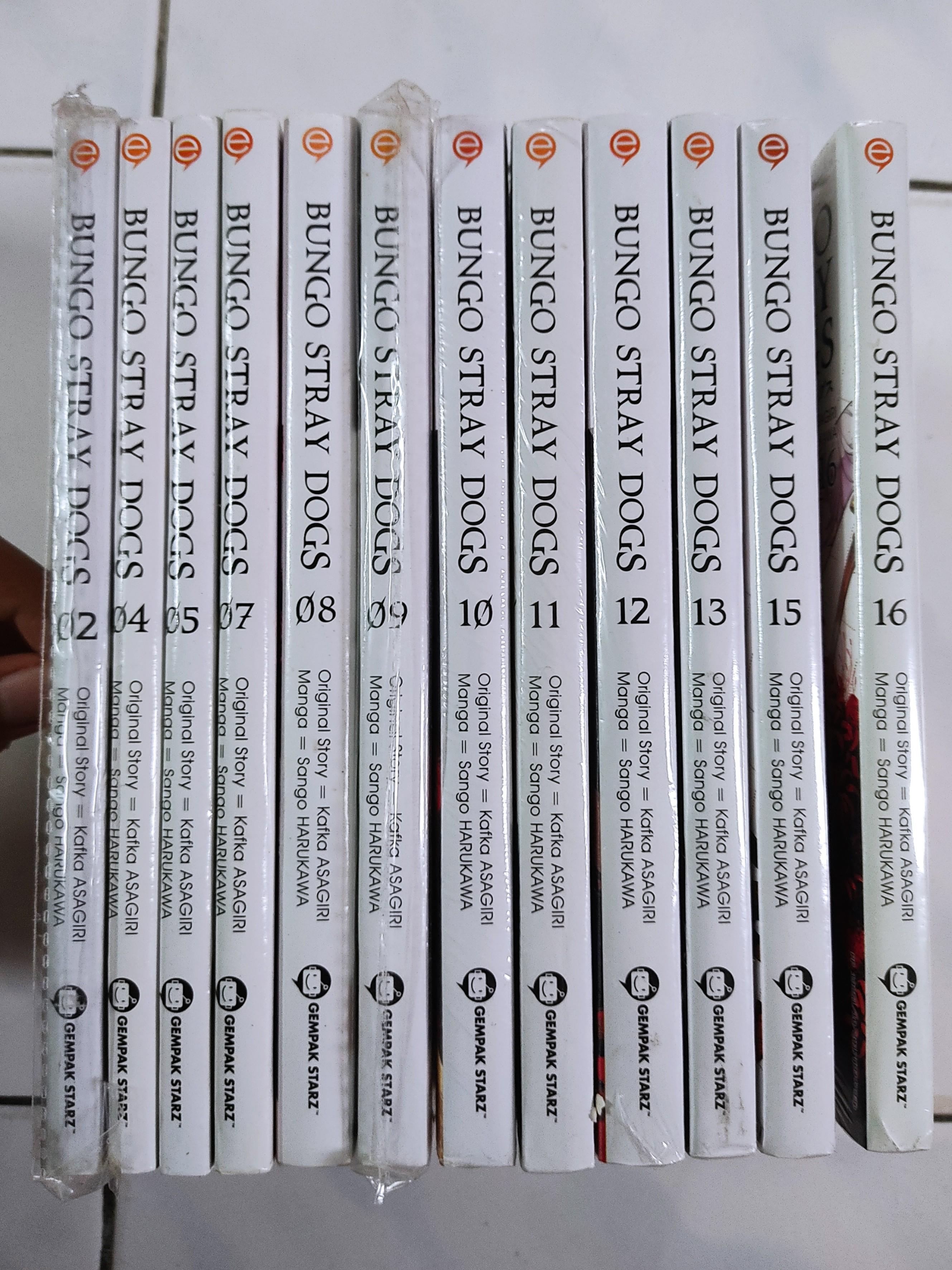 My First Manga Set! I've Always Wanted to Buy Manga, So What Better Series  to Buy Than Bungo Stray Dogs? : r/BungouStrayDogs