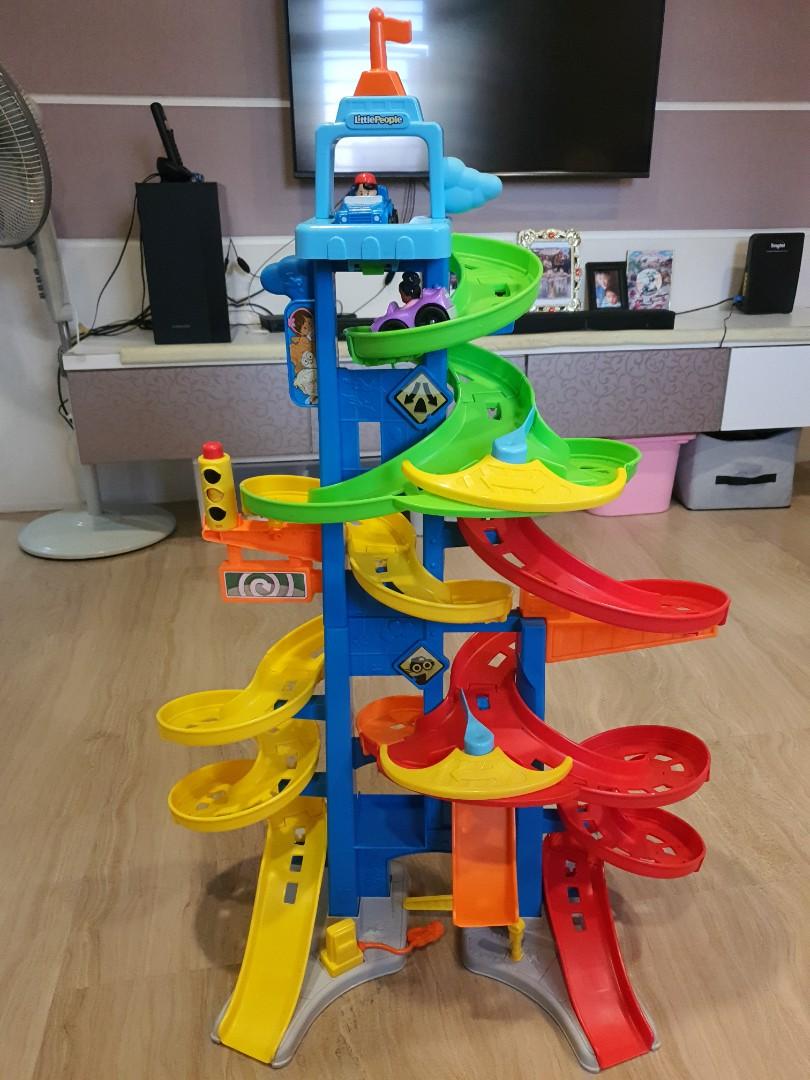 Fisher price on sale car track tower