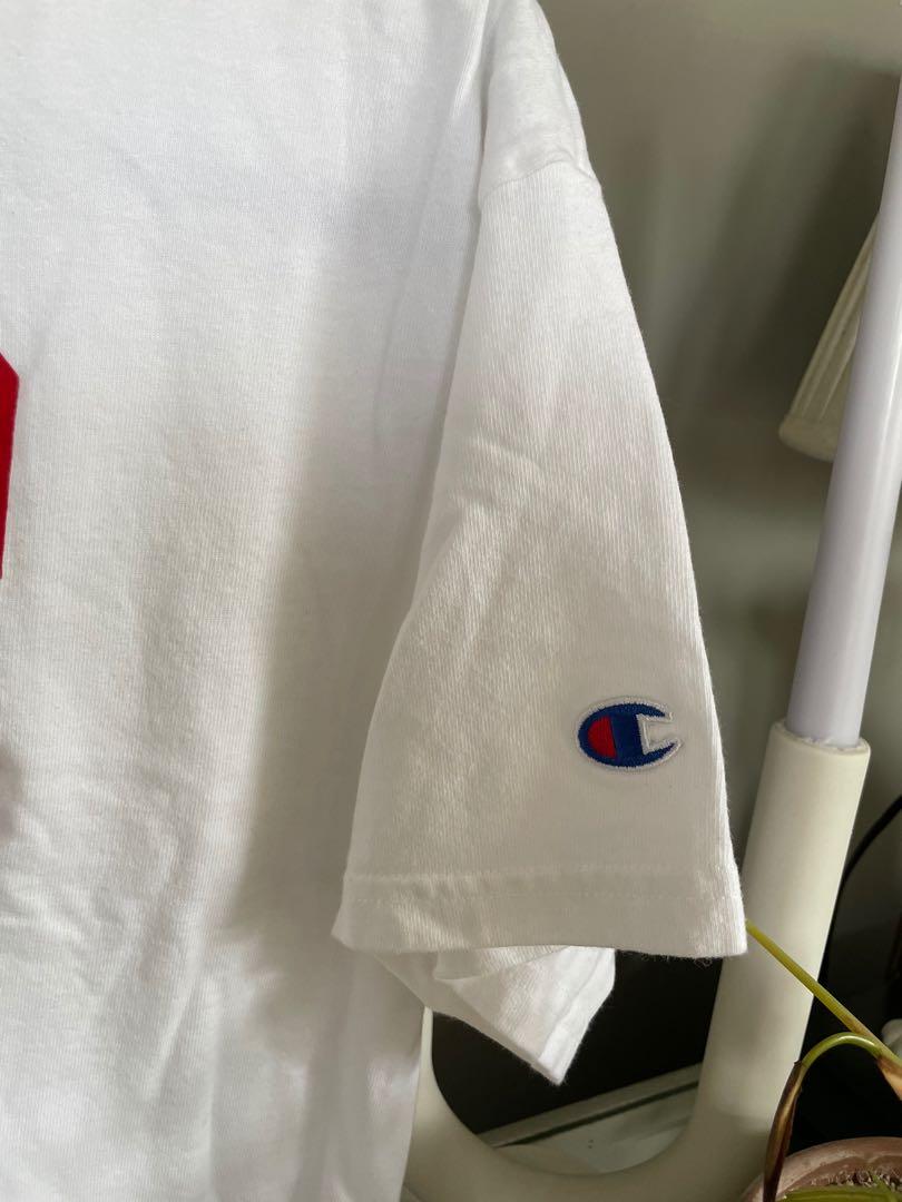 Champion Cropped Tee (Authentic) (Category: Shirts) located in San Juan City. Submitted by helpmedeclutterplsty (Listing ID 1104803291, Image 2). Description: Worn once Brand is Champion, no option on carousel (Adidas is a placeholder) .