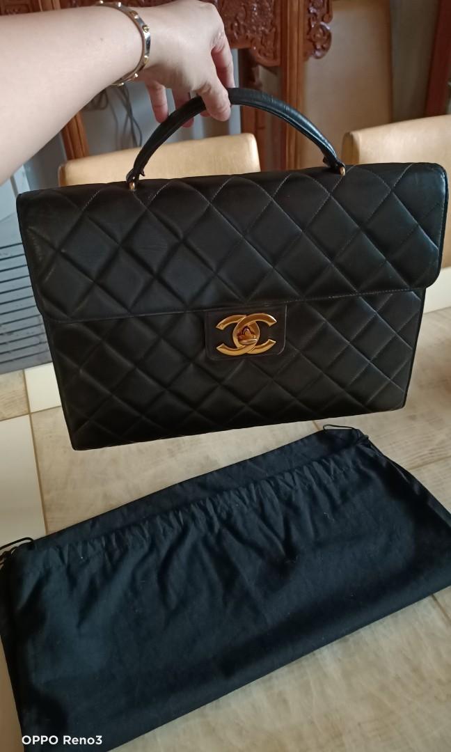 Chanel briefcase vintage deals