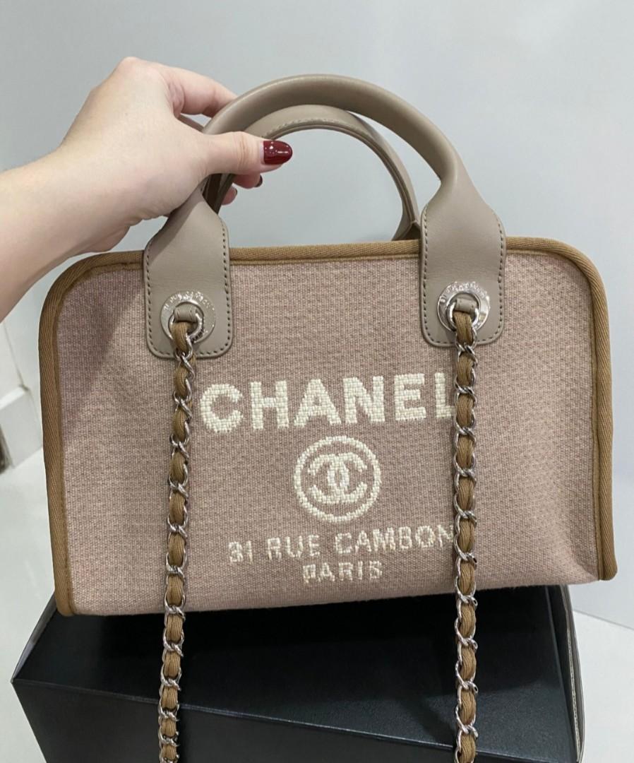 Chanel Deauville Bowling Bag, Women's Fashion, Bags & Wallets, Tote Bags on  Carousell