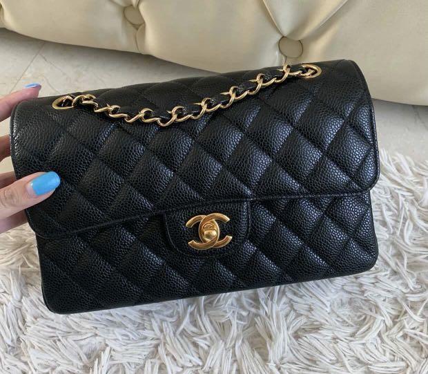HOLD] Chanel Small Classic flap black caviar gold hardware, Women's  Fashion, Bags & Wallets, Shoulder Bags on Carousell