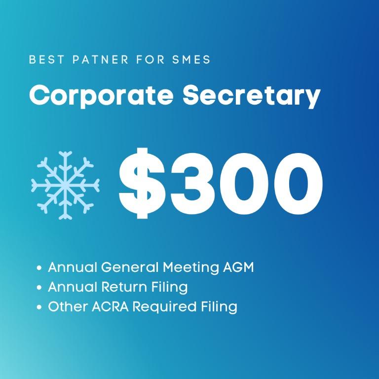 Cheapest Company Secretary In Sg Business Services Admin Finance Legal On Carousell