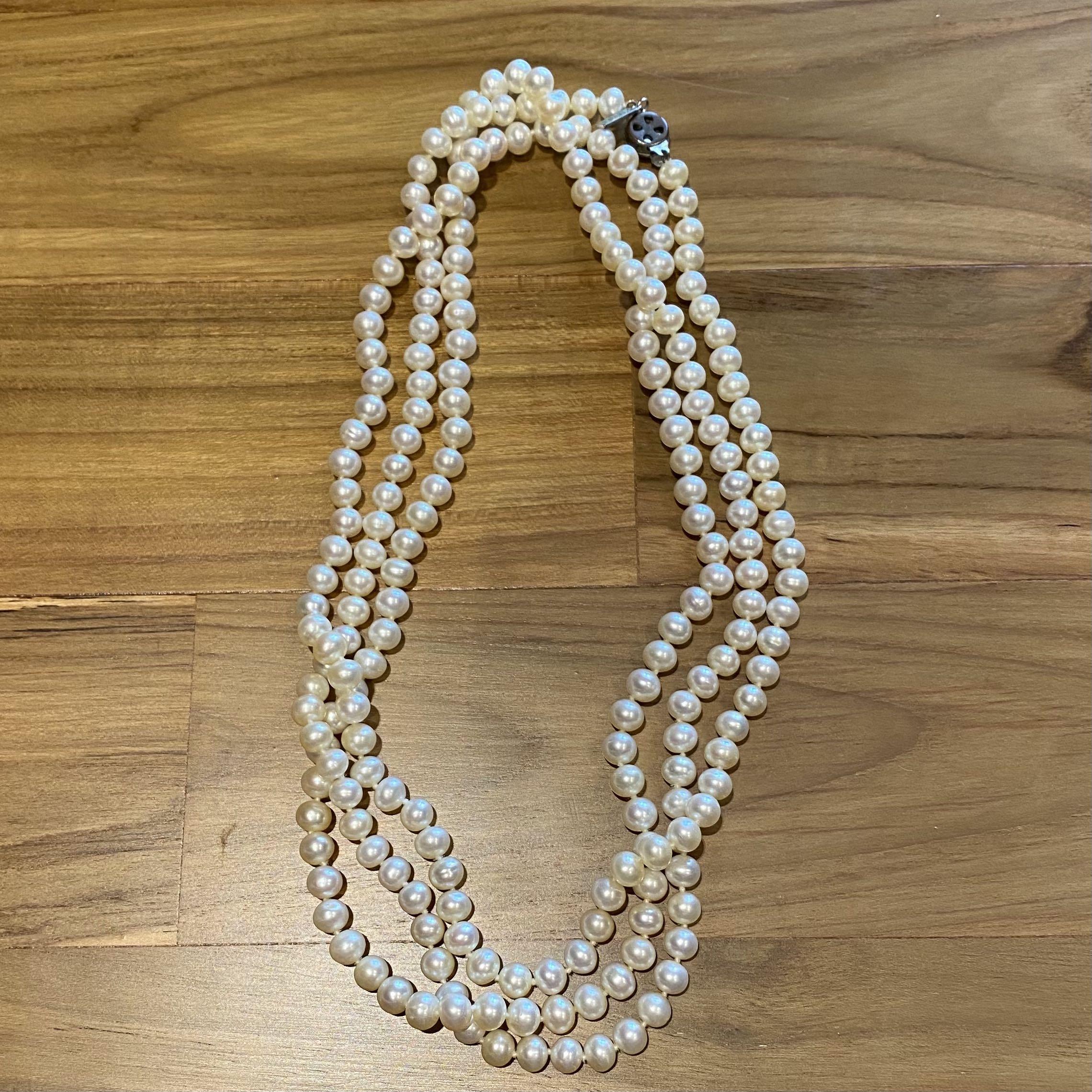 Chomel Freshwater Pearls Long Necklace Women s Fashion Jewelry