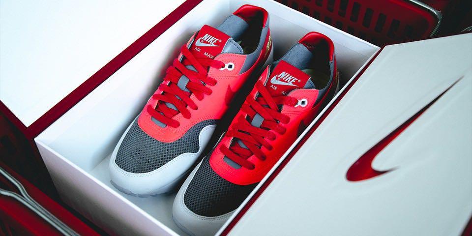 Clot Solar Red Air Max 1, Men's Fashion, Footwear, Sneakers on Carousell