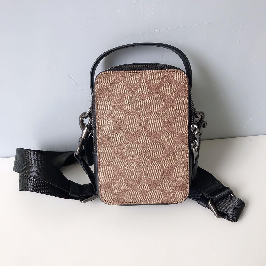 COACH TOP HANDLE CROSSBODY IN SIGNATURE CANVAS (COACH C3146) And, Men's