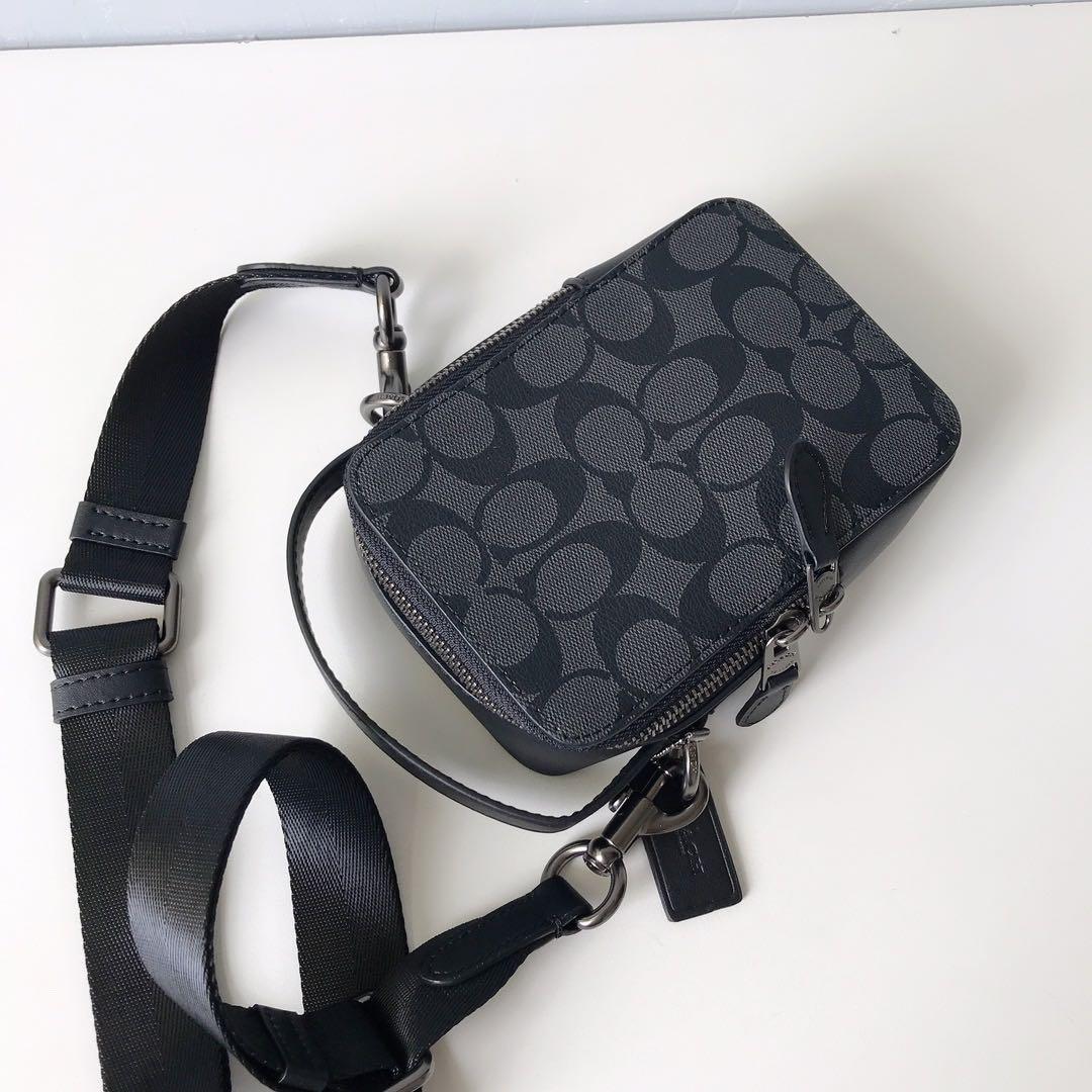COACH TOP HANDLE CROSSBODY IN SIGNATURE CANVAS (COACH C3146) And, Men's