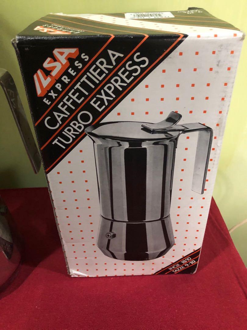 Ilsa Stainless Steel 9 Cup Stovetop Espresso Maker TV Home Appliances Kitchen Appliances Kettles Airpots on Carousell