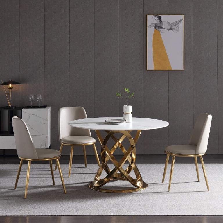 Comet Round Dining Table, Furniture & Home Living, Furniture, Tables ...