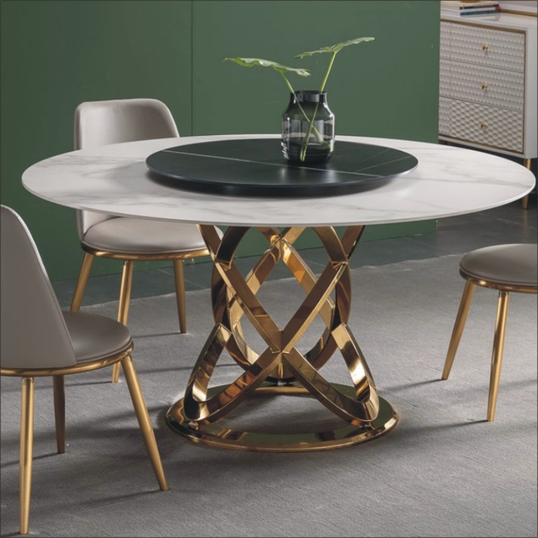 Comet Round Dining Table, Furniture & Home Living, Furniture, Tables ...