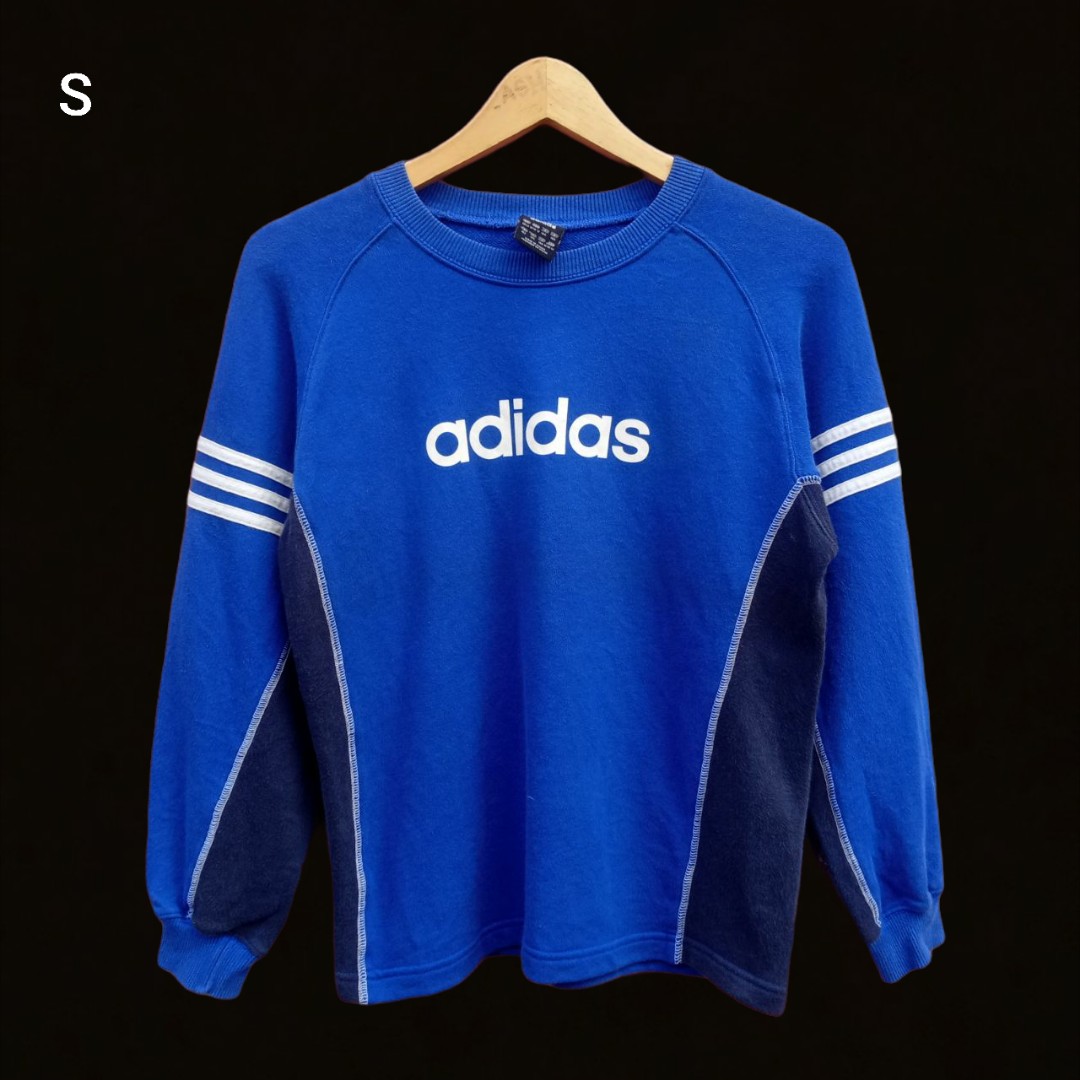 Crewneck Sweater Adidas biru