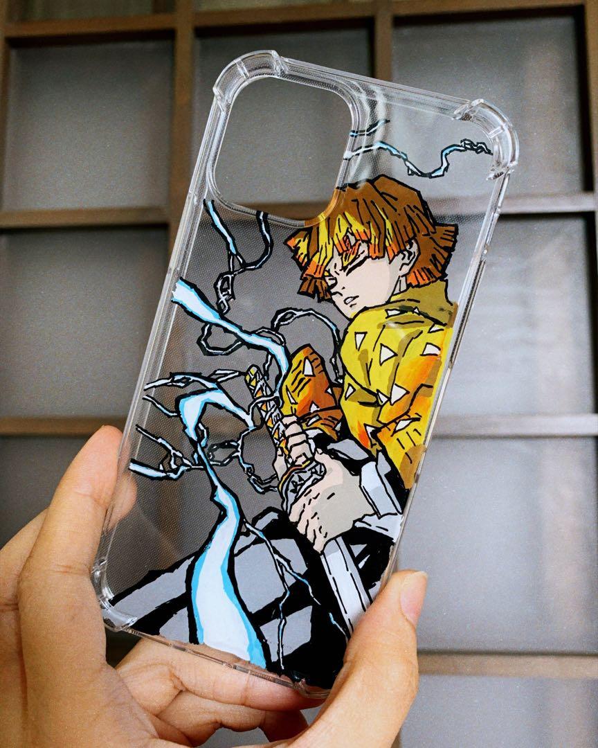 Anime glass mobile case