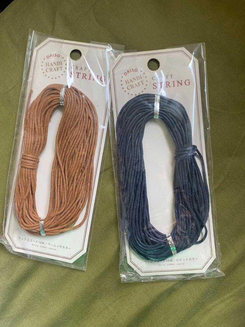 Daiso Craft String Cord 10m, Hobbies & Toys, Stationery & Craft, Craft ...