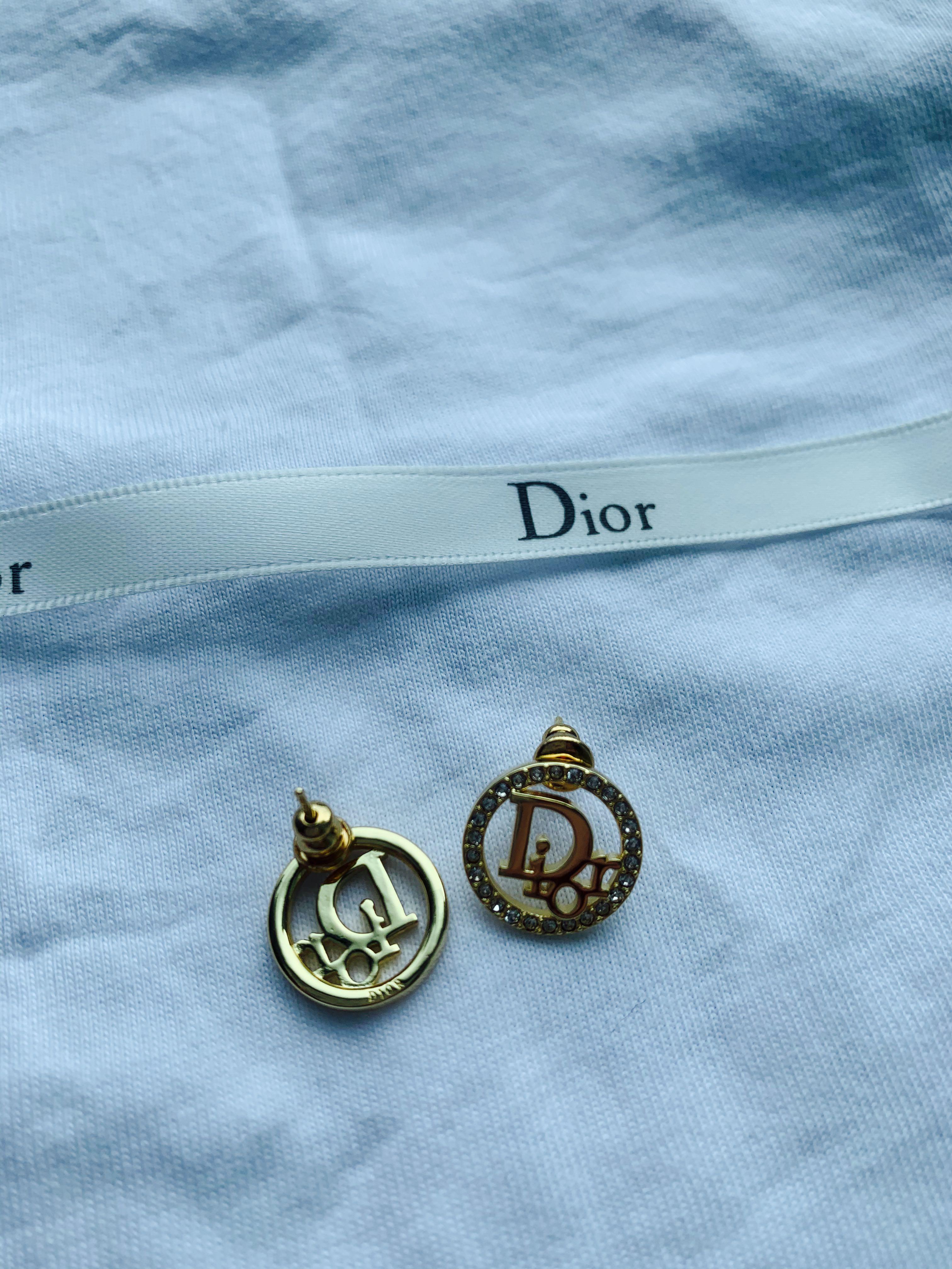 Dior vintage Earrings 復古耳環, 名牌, 飾物及配件- Carousell