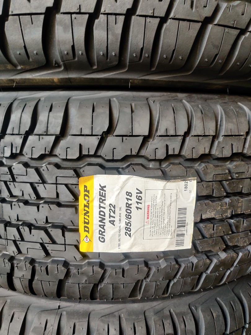 Dunlop SUV 285/60R18 GrandTrek AT22, Car Accessories, Tyres & Rims on ...