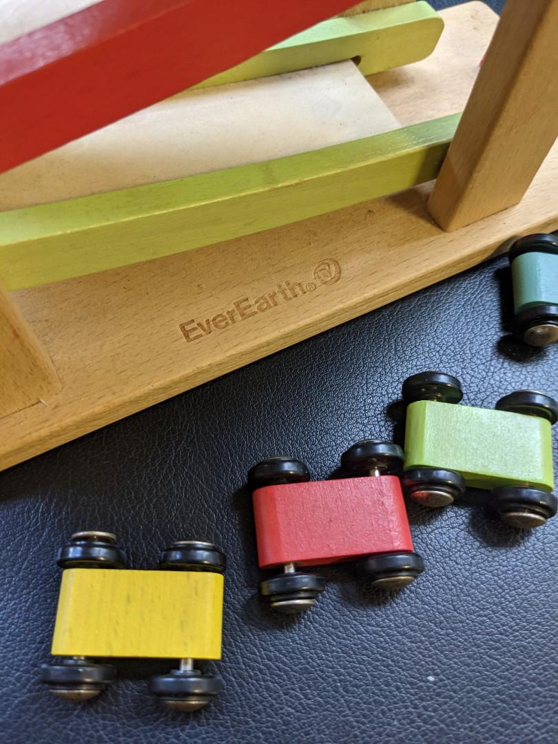 Ever Earth Wooden Ramp Racer, Hobbies & Toys, Toys & Games on Carousell