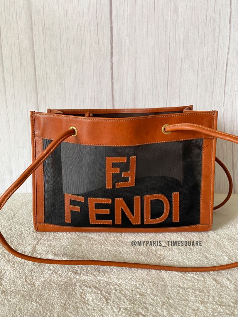 Fendi Vintage Mesh Tote