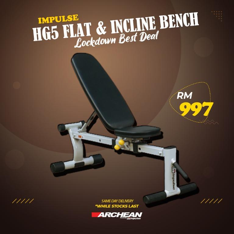 FLAT AND INCLINE BENCH FITNESS GYM EQUIPMENT Sports Equipment Exercise Fitness Cardio Fitness Machines on Carousell