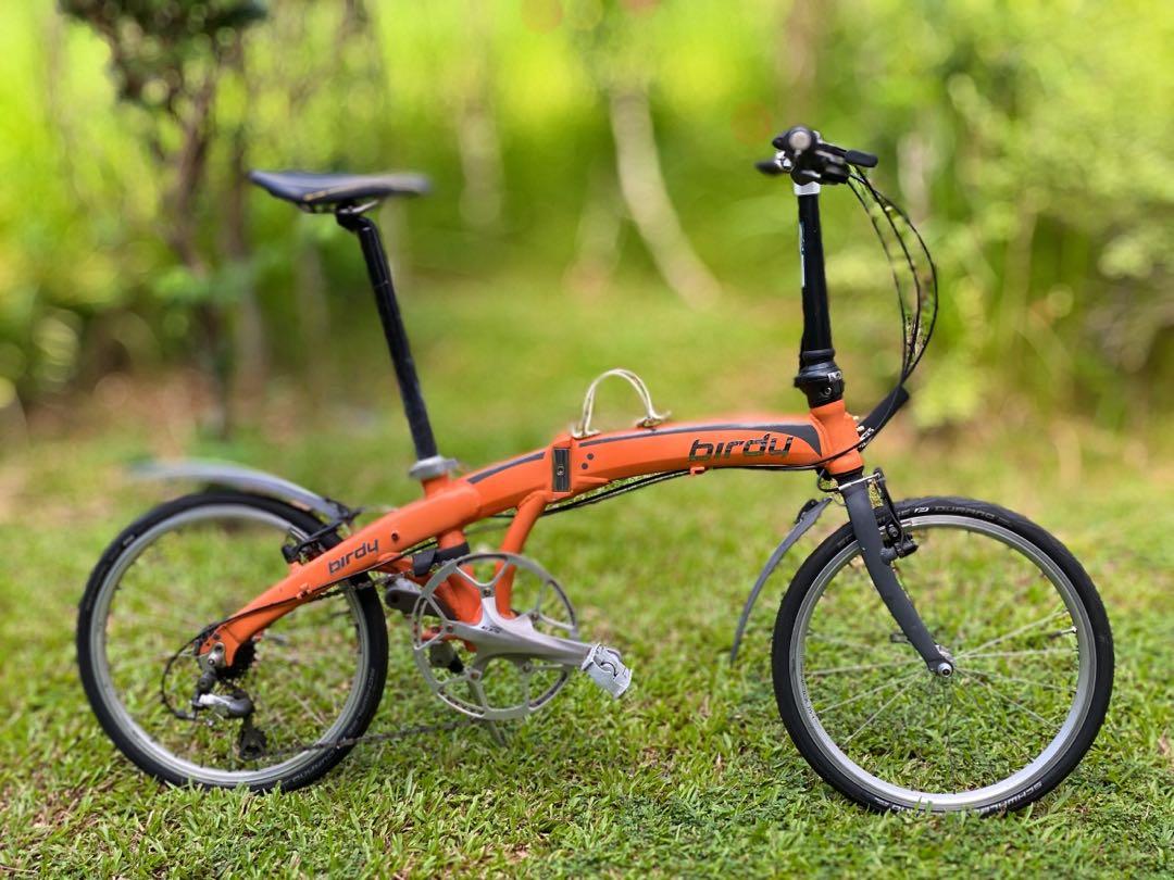 Fully mod Birdy Foldable bike Dahon Shimano 105 20 wheelset tern seat