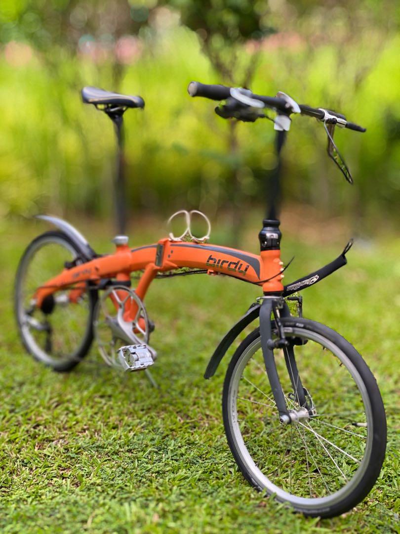 Fully mod Birdy Foldable bike Dahon Shimano 105 20 wheelset tern seat