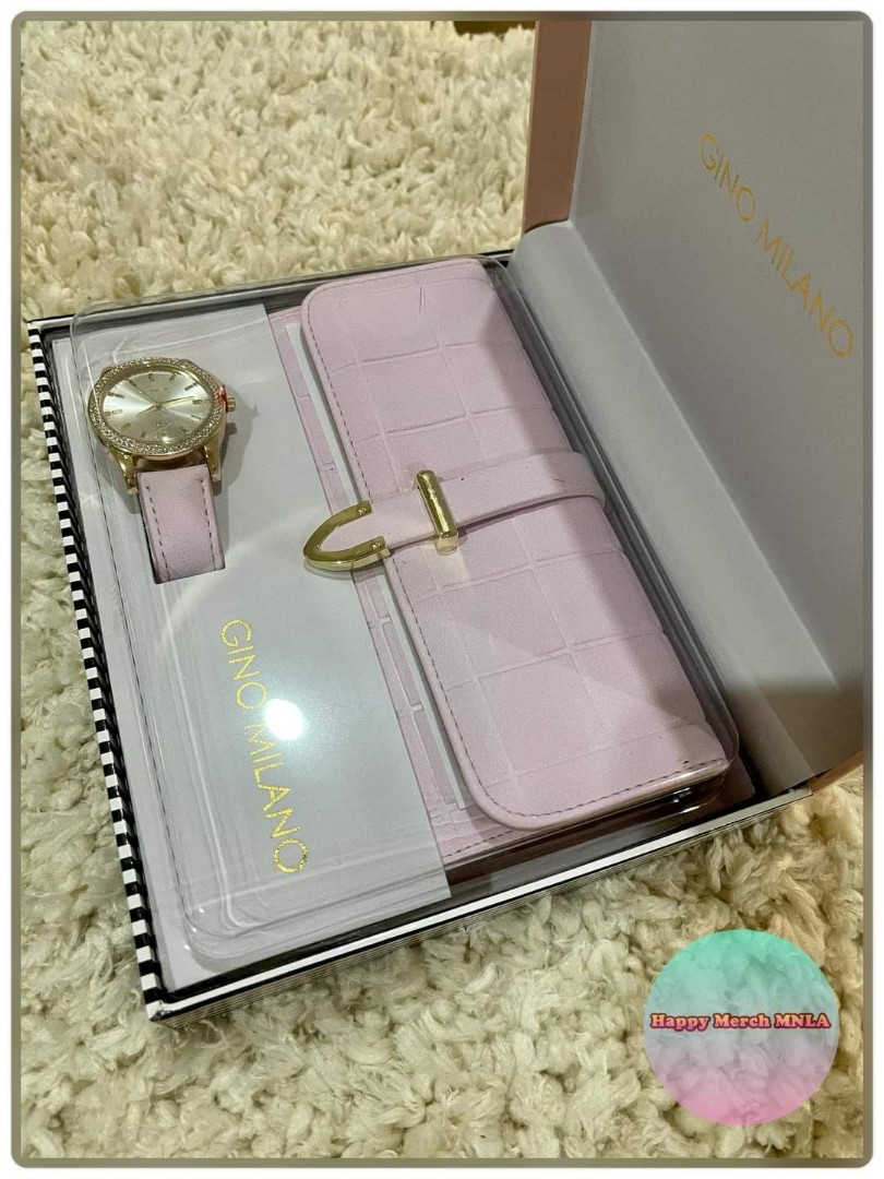 gino milano watch and wallet