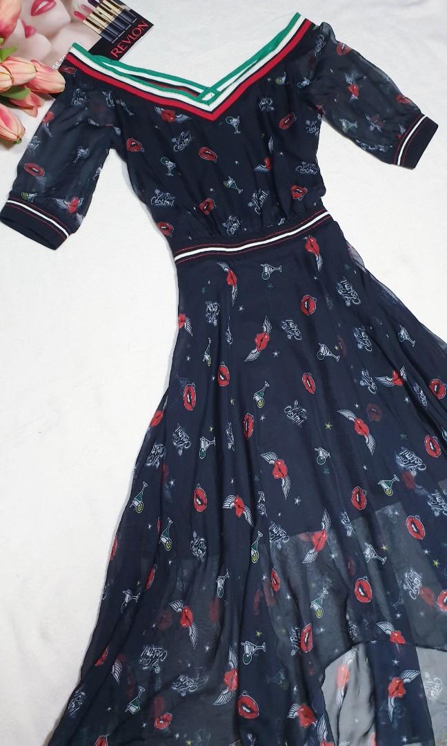 Gucci inspired long dress Women s Fashion Dresses Sets Dresses on Carousell