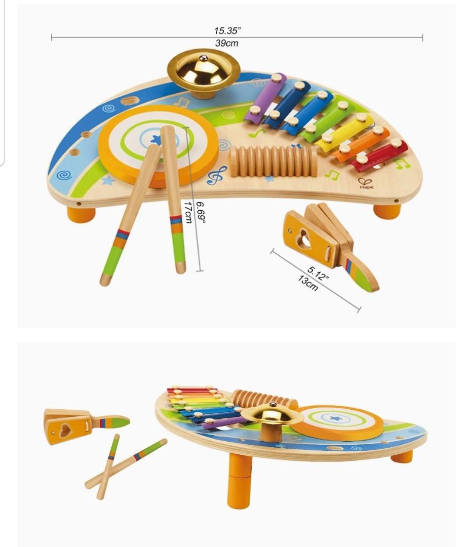 Hape mighty mini band wooden percussion instrument hot sale