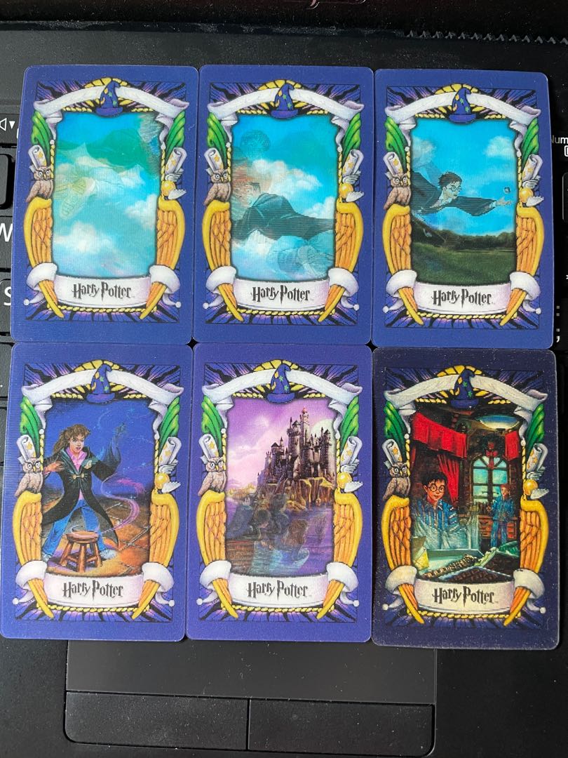 Harry Potter 5 Lenticular 3D Bookmark Set NEW Ron Hagrid dumbledore Hogwarts 