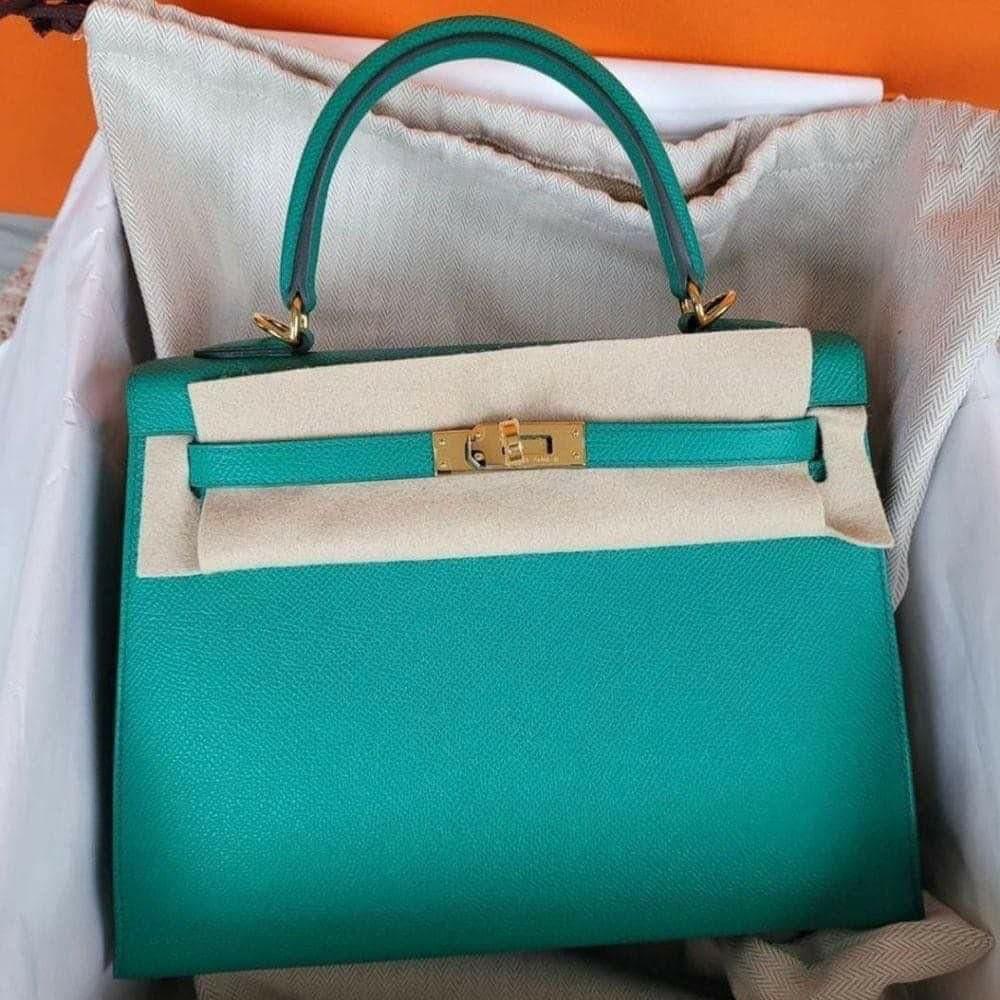 Kelly 20 vert Jade, Women's Fashion, Bags & Wallets, Shoulder Bags on  Carousell