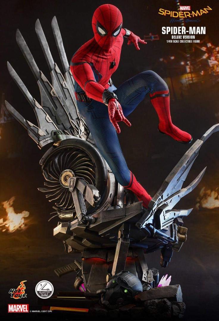 Hottoys QS015《Spider-Man: Homecoming》 1/4 scale Spider-Man (Special Edition  Deluxe Ver.), Hobbies & Toys, Collectibles & Memorabilia, Fan Merchandise  on Carousell