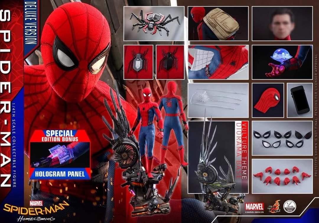Hottoys QS015《Spider-Man: Homecoming》 1/4 scale Spider-Man (Special Edition  Deluxe Ver.), Hobbies & Toys, Collectibles & Memorabilia, Fan Merchandise  on Carousell