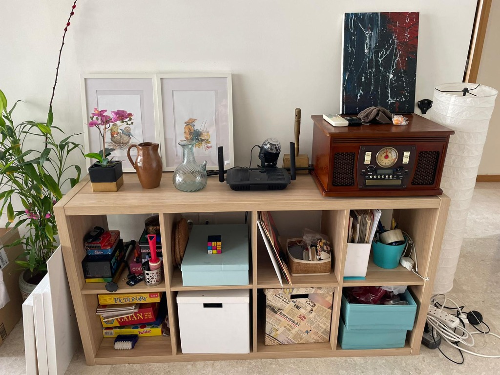 Wooden kallax deals box