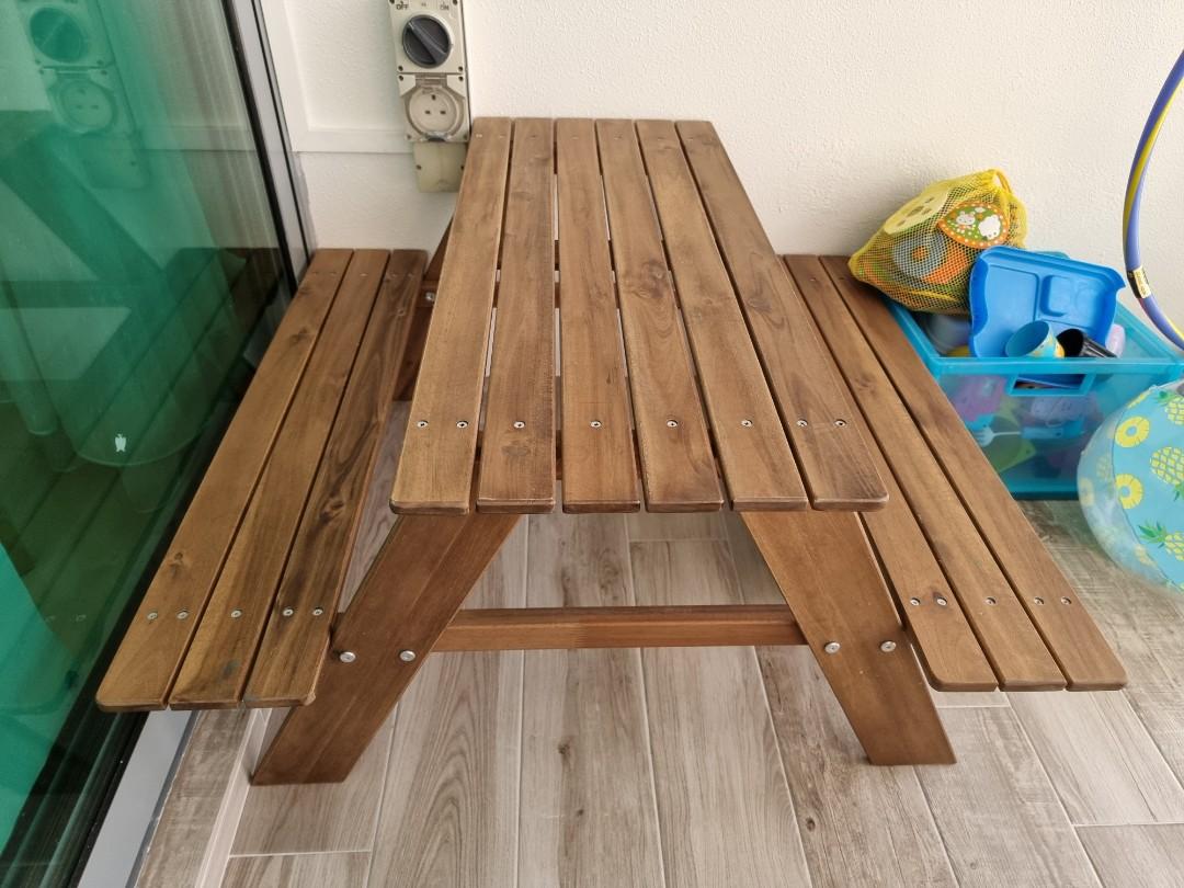 IKEA Picnic Table, Furniture & Home Living, Furniture, Tables & Sets on