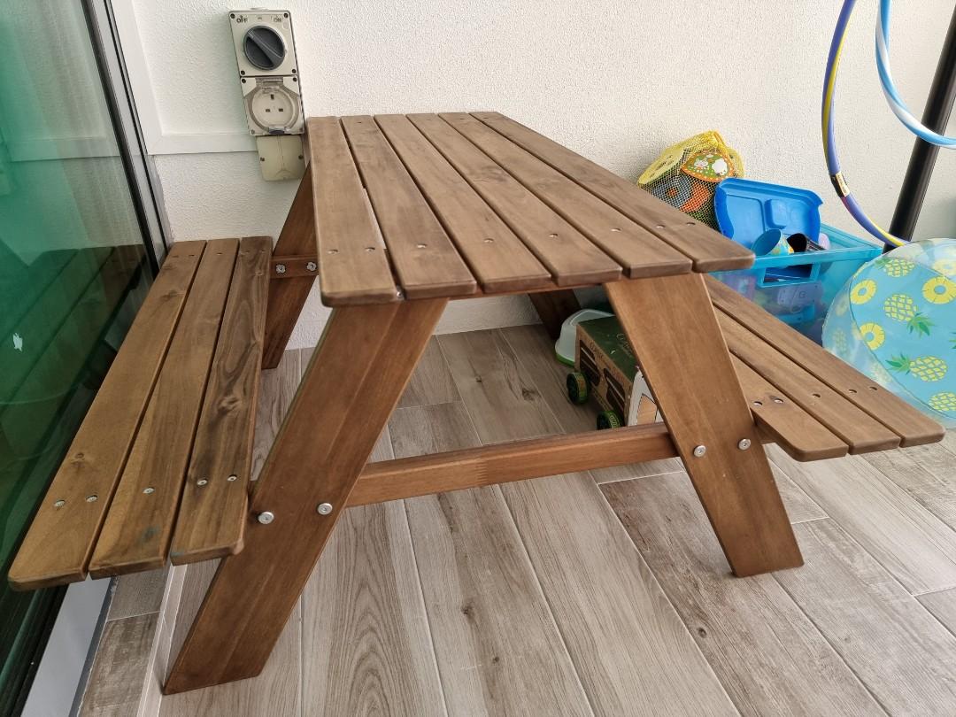 IKEA Picnic Table, Furniture & Home Living, Furniture, Tables & Sets on