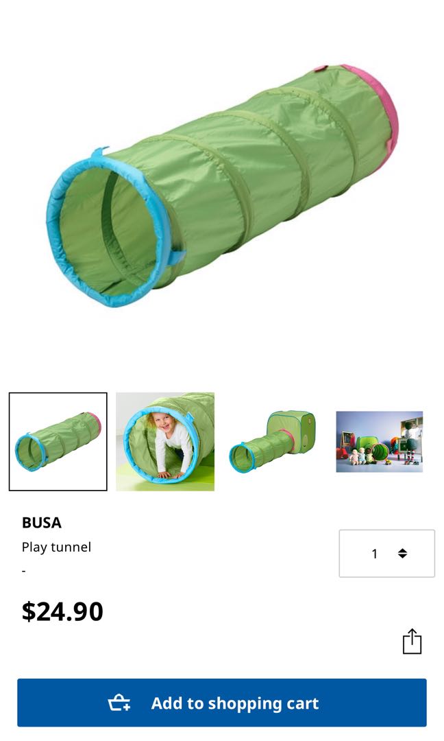 IKEA play tunnel, Babies & Kids, Infant Playtime on Carousell