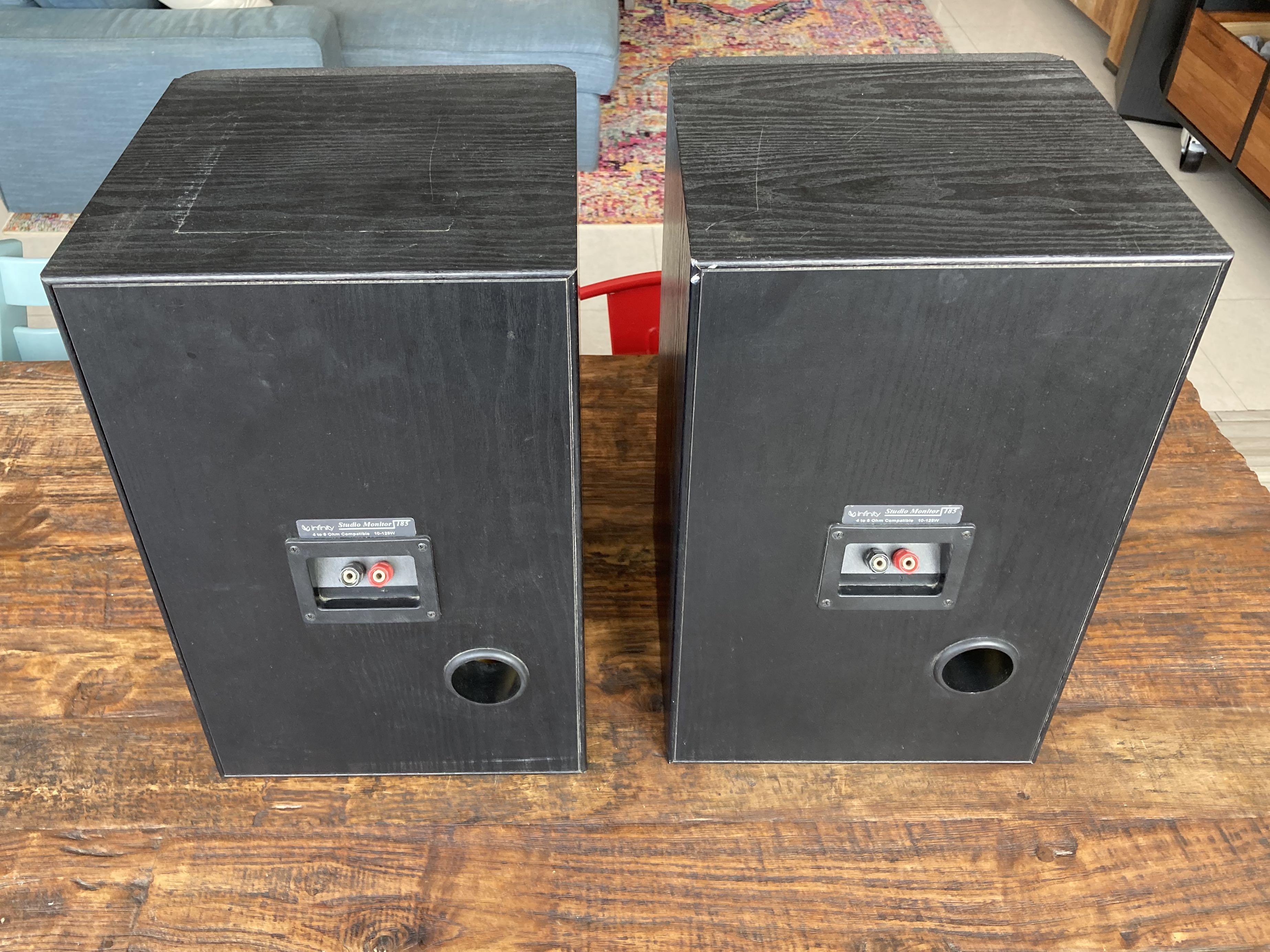 Infinity Studio Monitor 185 Speakers refurbished