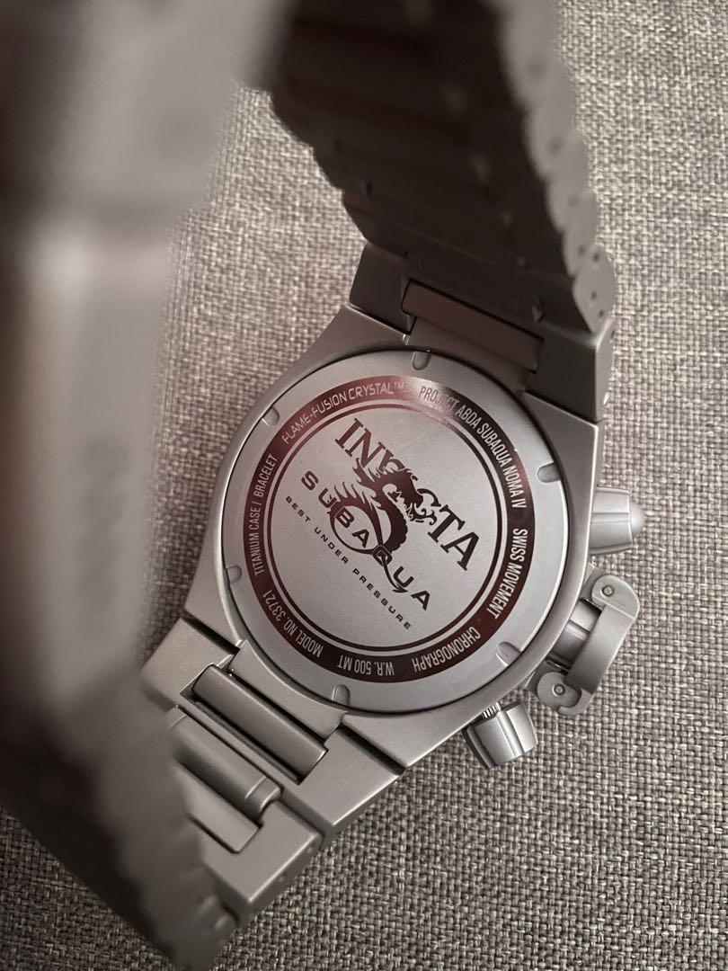 Dragon watch Original Invicta Subaqua Noma IV Titanium