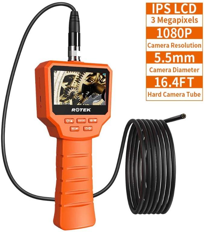 3 M Snake Camera 2.4" LCD 0.3MP Industrial Endoscope Borescope IP67 HD Camera 